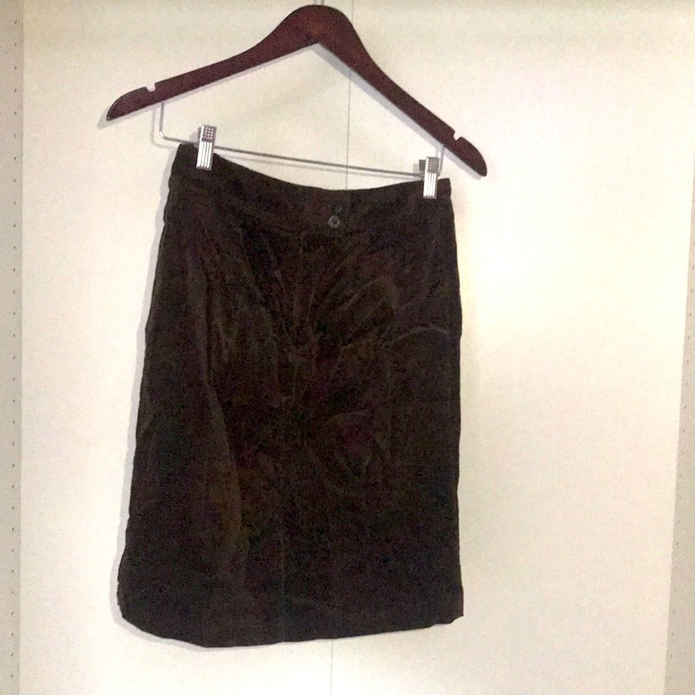 Retro H&M brown pencil skirt